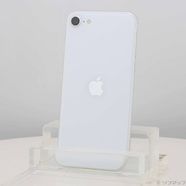 【中古】Apple(アップル) iPhone SE 第2世代 64GB ホワイト MHGQ3J／A SIMフリー 【258-ud】