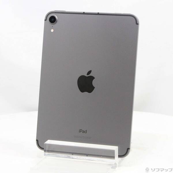 【中古】Apple(アップル) iPad mini 第6世代 256GB スペースグレイ MK8F3J／A docomoロック解除SIMフリー 【305-ud】