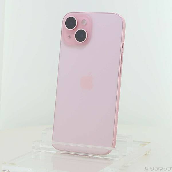 【中古】Apple(アップル) iPhone15 256GB ピンク MTMP3J／A SIMフリー 【305-ud】