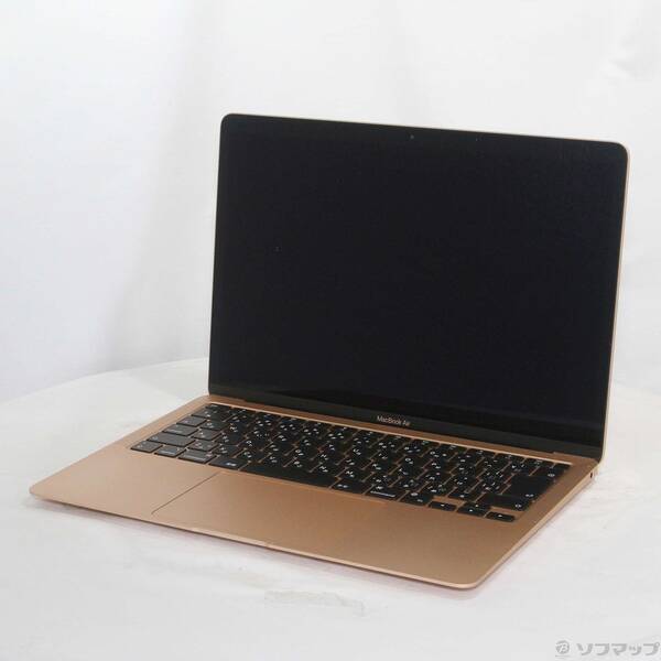 【中古】Apple(アップル) MacBook Air 13.3-inch Late-2020 MGND3J／A Apple M1 8コアCPU_7コアGPU 8GB SSD256GB ゴールド 〔26.3 Tahoe〕 【377-ud】｜ソフマップ中古専門店