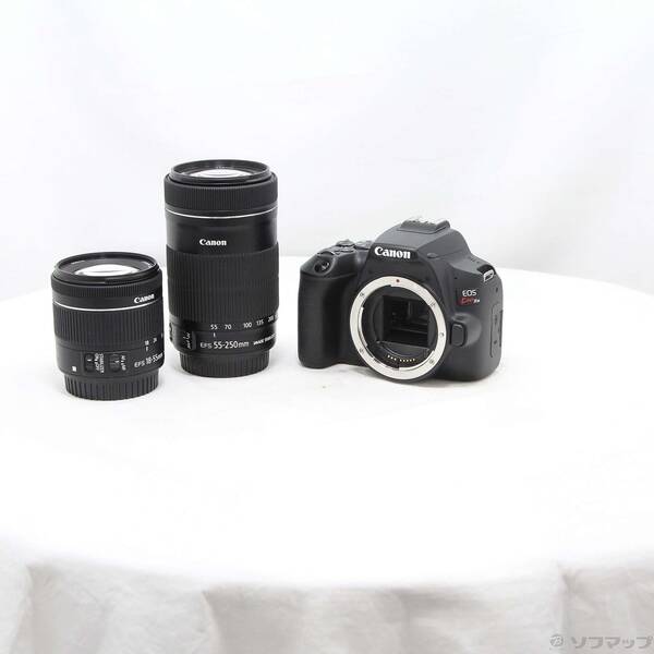 【中古】Canon(キヤノン) EOS Kiss X10 ダブルズームキット 黒いこと 【348-ud】