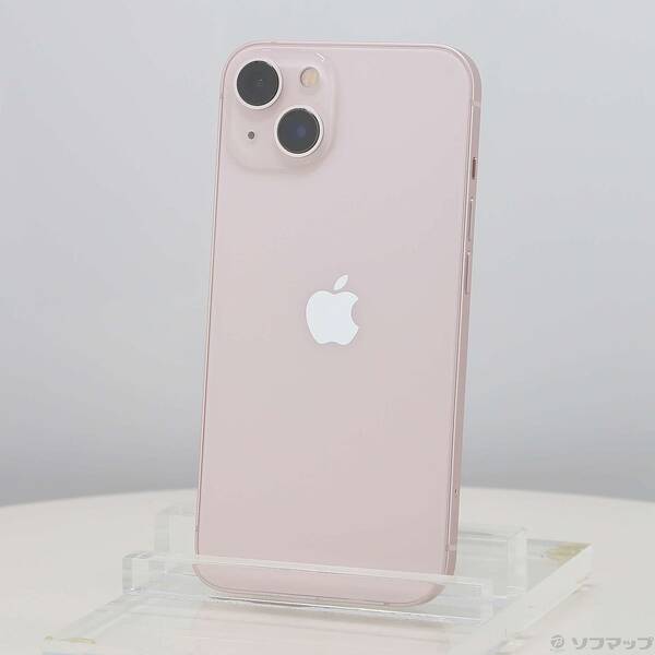 【中古】Apple(アップル) iPhone13 128GB ピンク MLNE3J／A SIMフリー 【258-ud】