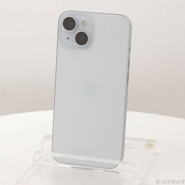 【中古】Apple(アップル) iPhone15 256GB ブルー MTMR3J／A SIMフリー 【258-ud】