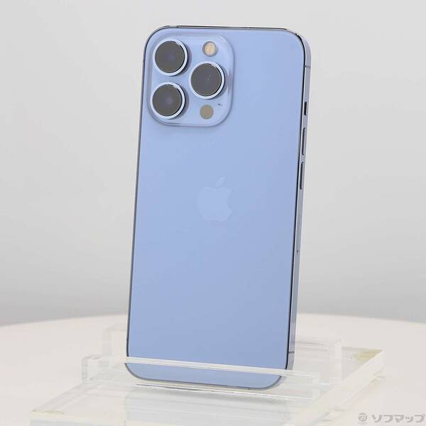 【中古】Apple(アップル) iPhone13 Pro 128GB シエラブルー MLUK3J／A SIMフリー 【297-ud】