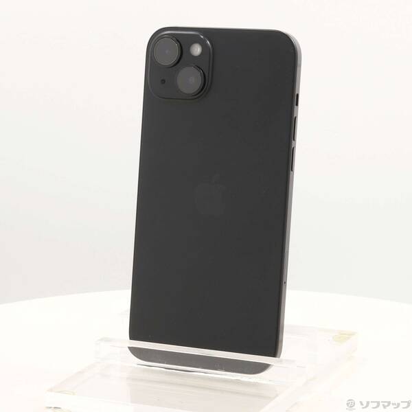 【中古】Apple(アップル) iPhone15 Plus 128GB ブラック MU083J／A SIMフリー 【258-ud】