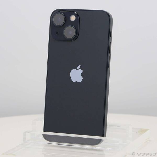 【中古】Apple(アップル) iPhone13 mini 128GB ミッドナイト MLJC3J／A SIMフリー 【297-ud】