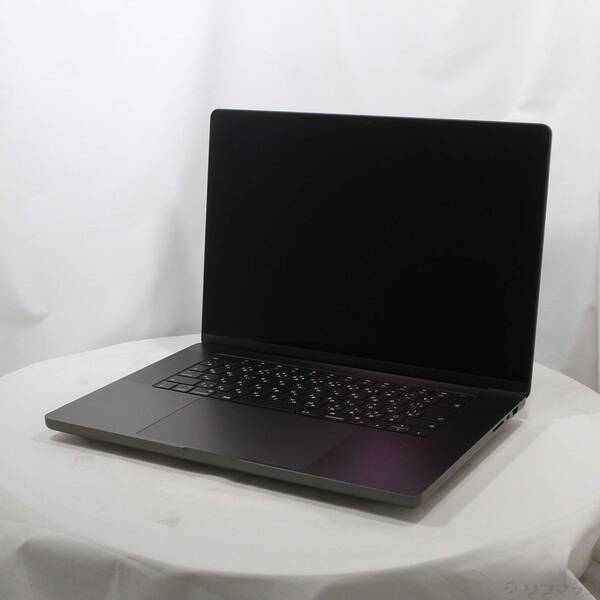 【中古】Apple(アップル) 〔展示品〕 MacBook Pro 16.2-inch Late-2024 MX2X3J／A Apple M4 Pro 14コアCPU_20コアGPU 24GB SSD512GB スペースブラック 〔26.3 Tahoe〕 【262-ud】
