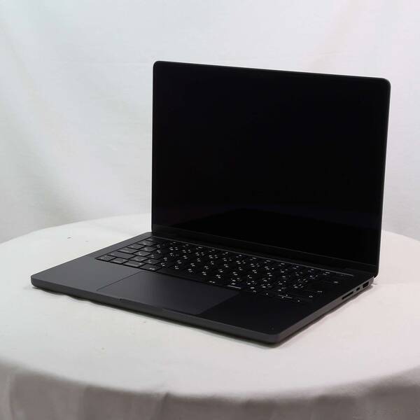 【中古】Apple(アップル) MacBook Pro 14.2-inch Late-2024 MX2H3J／A Apple M4 Pro 12コアCPU_16コアGPU 24GB SSD512GB スペースブラック 〔26.3 Tahoe〕 【377-ud】