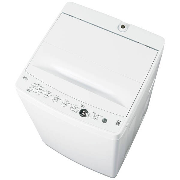 【中古】ORIGINAL BASIC 〔展示品〕 全自動洗濯機 ORIGINALBASIC ホワイト OBBW-60A(W) ［洗濯6.0kg ／簡易乾燥(送風機能) ／上開き］ 【276-ud】