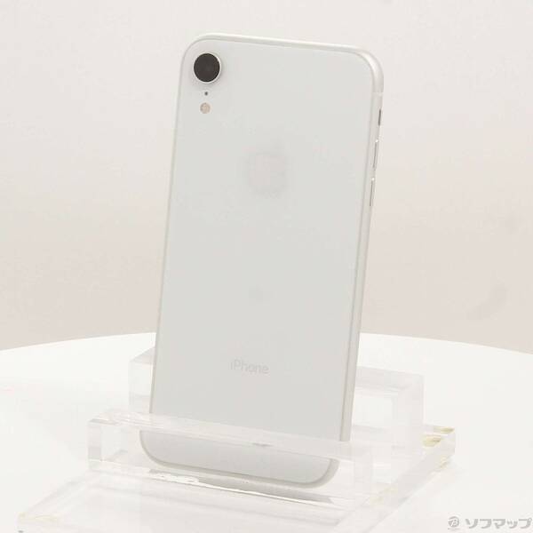 【中古】Apple(アップル) iPhoneXR 128GB ホワイト MT0J2J／A SIMフリー 【269-ud】