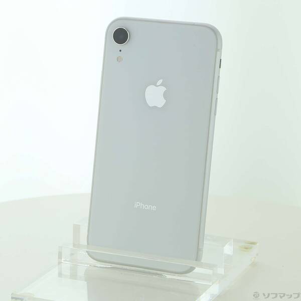 【中古】Apple(アップル) iPhoneXR 256GB ホワイト MT0W2J／A SIMフリー 【377-ud】