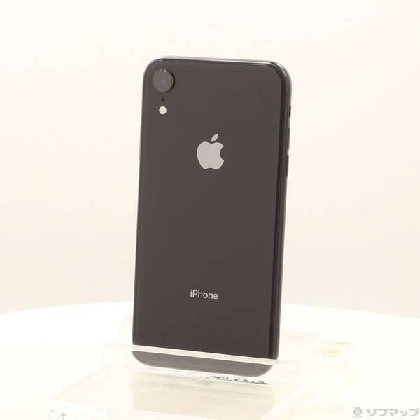 【中古】Apple(アップル) iPhoneXR 256GB 黒いこと MT0V2J／A SIM無償性 【262-ud】
