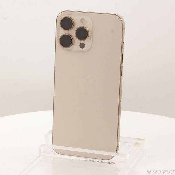 【中古】Apple(アップル) iPhone16 Pro Max 512GB デザートチタニウム MYWN3J／A SIMフリー 【262-ud】