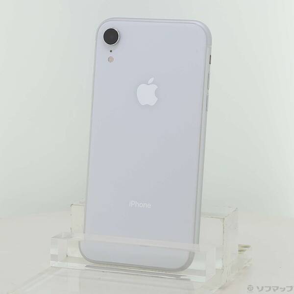【中古】Apple(アップル) iPhoneXR 128GB 白いこと MT0J2J／A SIM無償性 【269-ud】
