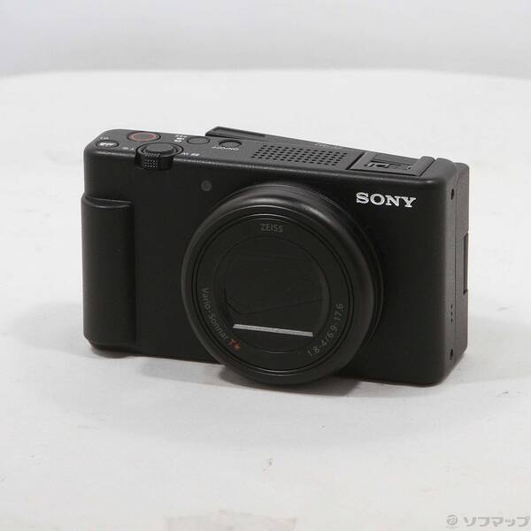 【中古】SONY(ソニー) 〔見せびらかす品〕 VLOGCAM ZV-1 II シューティンググリップキット 黒いこと 【305-ud】