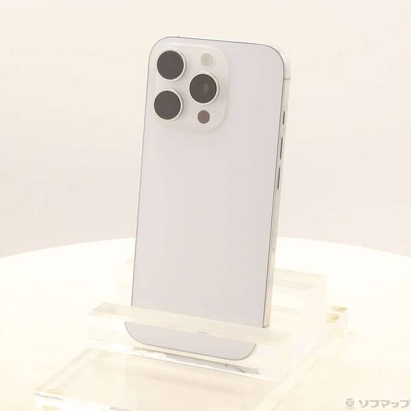 【中古】Apple(アップル) iPhone16 Pro 128GB ホワイトチタニウム MYMW3J／A SIMフリー 【377-ud】