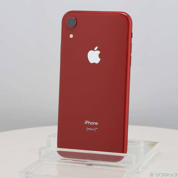 【中古】Apple(アップル) iPhoneXR 64GB 売り物赤いこと MT062J／A SIM無償性 【377-ud】
