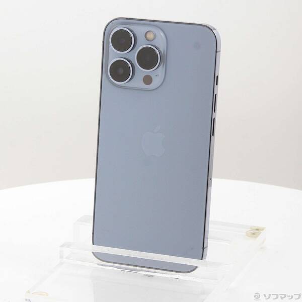 【中古】Apple(アップル) iPhone13 Pro 128GB シエラブルー MLUK3J／A SIM無償性 【377-ud】 スマートフォン・タブレット-スマートフォン本体