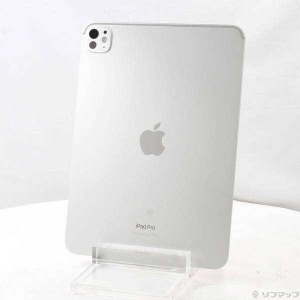 【中古】Apple(アップル) iPad Pro 11in 第5時人 Nano-texture玻璃 2結核症 しろがね色 MWR93J／A Wi-Fi 【377-ud】