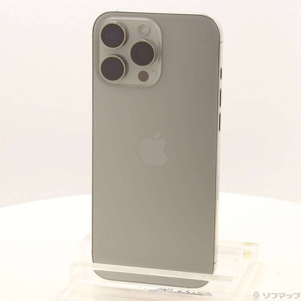 【中古】Apple(アップル) iPhone16 Pro Max 256GB ナチュラルチタニウム MYWK3J／A SIMフリー 【377-ud】