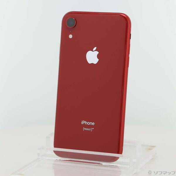 【中古】Apple(アップル) iPhoneXR 128GB 売り物赤いこと MT0N2J／A SIM無償性 【371-ud】