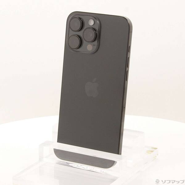 【中古】Apple(アップル) iPhone16 Pro Max 512GB 黒いことチタニウム MYWL3J／A SIM無償性 【198-ud】 スマートフォン本体-スマートフォン・タブレット
