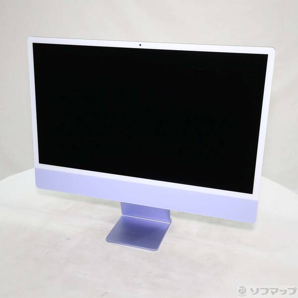 【中古】Apple(アップル) iMac 24-inch Mid-2021 Z130 Apple M1 8コアCPU_8コアGPU 8GB SSD256GB パープル 〔14.8 Sonoma〕 【258-ud】