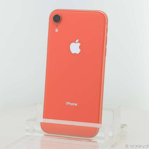 【中古】Apple(アップル) iPhoneXR 128GB コーラル MT0T2J／A SIMフリー 【269-ud】