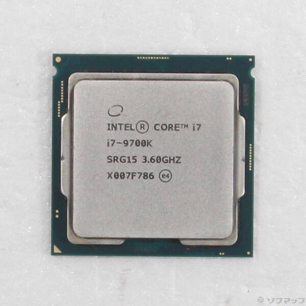 【中古】intel(インテル) Core i7 9700K 〔3.6GHz／LGA 1151〕 【262-ud】