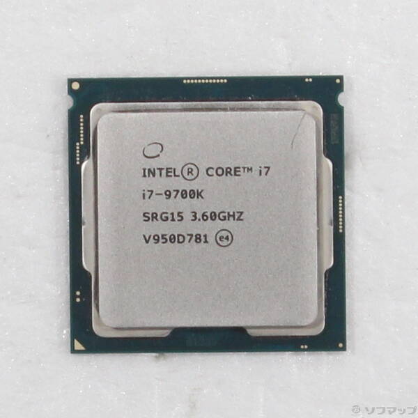 【中古】intel(インテル) Core i7 9700K 〔3.6GHz／LGA 1151〕 【262-ud】