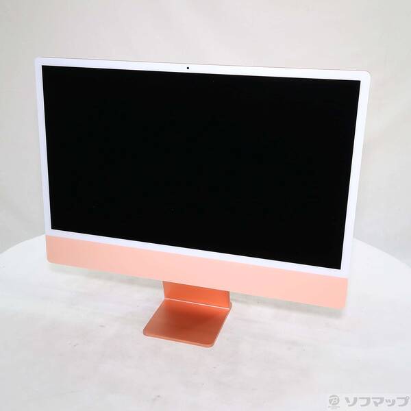 【中古】Apple(アップル) iMac 24-inch Mid-2021 Z133 Apple M1 8中核グループ中央処理装置_8中核グループGPU 8GB SSD1結核症 オレンジ色 〔26.3 Tahoe〕 【377-ud】