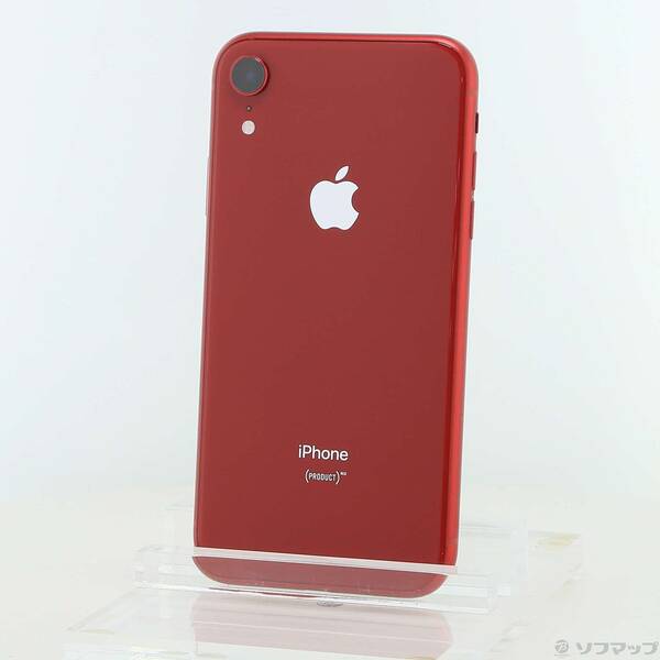 【中古】Apple(アップル) iPhoneXR 256GB プロダクトレッド MT0X2J／A SIMフリー 【305-ud】