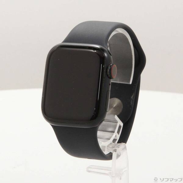 【中古】Apple(アップル) Apple Watch Series 7 GPS + Cellular 41粍 ミッドナイトアルミニウムケース 夜夜中運動競技ダンス楽隊 【349-ud】