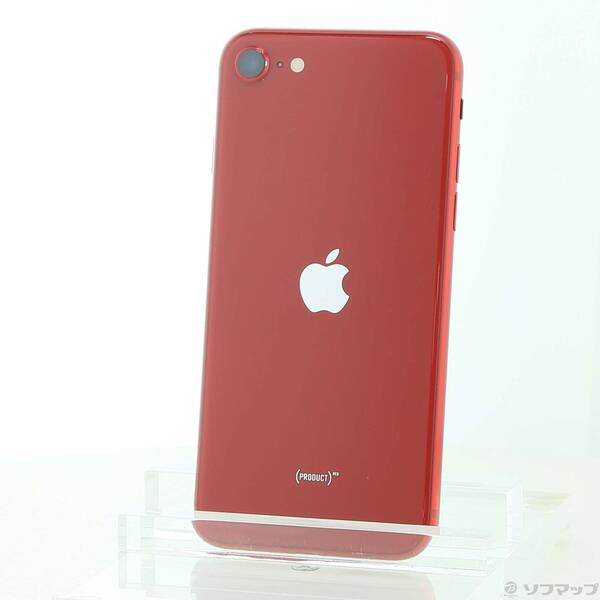 【中古】Apple(アップル) iPhone SE 第3世代 64GB プロダクトレッド MMYE3J／A SIMフリー 【297-ud】