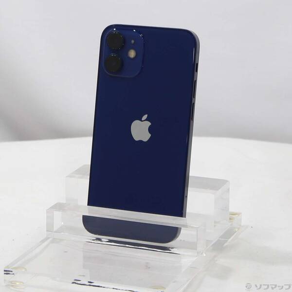 【中古】Apple(アップル) iPhone12 mini 128GB ブルー MGDP3J／A SIMフリー 【262-ud】