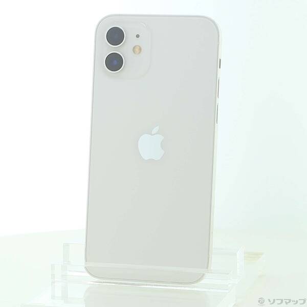 【中古】Apple(アップル) iPhone12 64GB ホワイト MGHP3J／A SIMフリー 【295-ud】