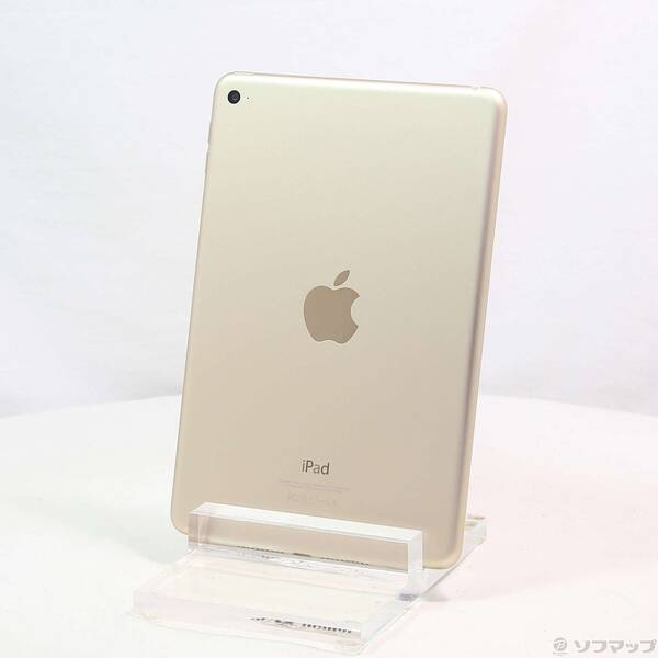 【中古】Apple(アップル) iPad mini 4 64GB ゴールド MK9J2J／A Wi-Fi 【368-ud】