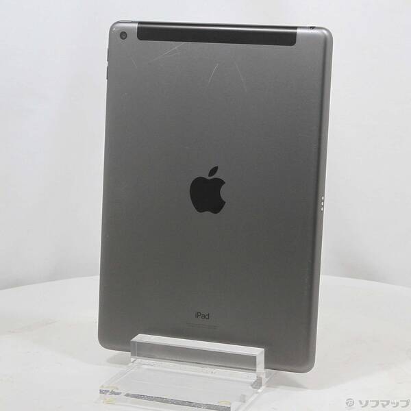 【中古】Apple(アップル) iPad 第9世代 64GB スペースグレイ MK473J／A auロック解除SIMフリー 【198-ud】