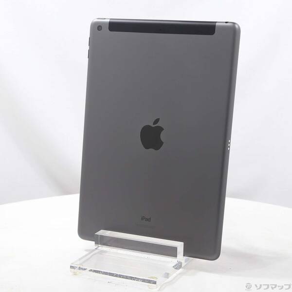 【中古】Apple(アップル) iPad 第9世代 64GB スペースグレイ MK473J／A SIMフリー 【251-ud】