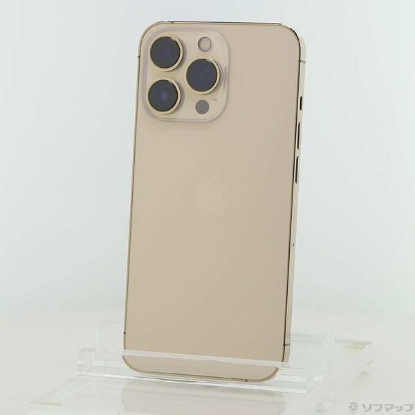 【中古】Apple(アップル) iPhone13 Pro 128GB ゴールド MLUH3J／A SIMフリー 【295-ud】