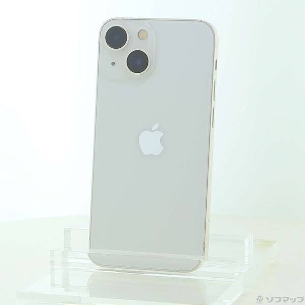 【中古】Apple(アップル) iPhone13 mini 128GB スターライト MLJE3J／A SIMフリー 【262-ud】