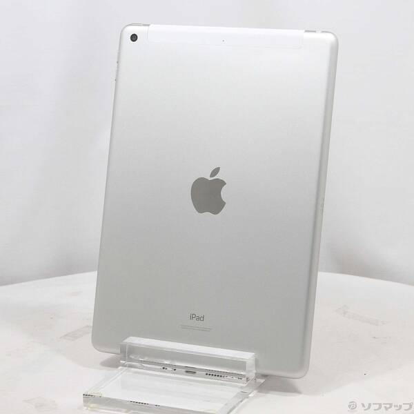 【中古】au iPad 第9時人 64GB しろがね色 MK493J／A au鍵を掛ける取りけすSIM無償性 【368-ud】