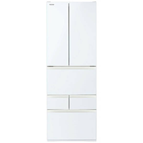 【中古】TOSHIBA(東芝) 〔見せびらかす品〕 電気冷蔵庫 VEGETA（ベジータ）FKつづき物 グランホワイト GR-Y460FK-EW ［幅65糎 ／462L ／6部屋の入り口 ／観音開き手合い ／2025年］ 【276-ud】