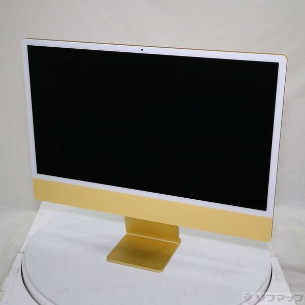 【中古】Apple(アップル) iMac 24-inch Mid-2021 Z12S0005V Apple M1 8コアCPU_8コアGPU 8GB SSD256GB イエロー 〔26.3 Tahoe〕 【258-ud】