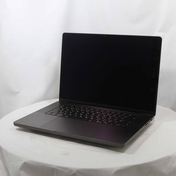 【中古】Apple(アップル) 〔展示品〕 MacBook Pro 16.2-inch Late-2024 MX2X3J／A Apple M4 Pro 14コアCPU_20コアGPU 24GB SSD512GB スペースブラック 〔26.3 Tahoe〕 【377-ud】