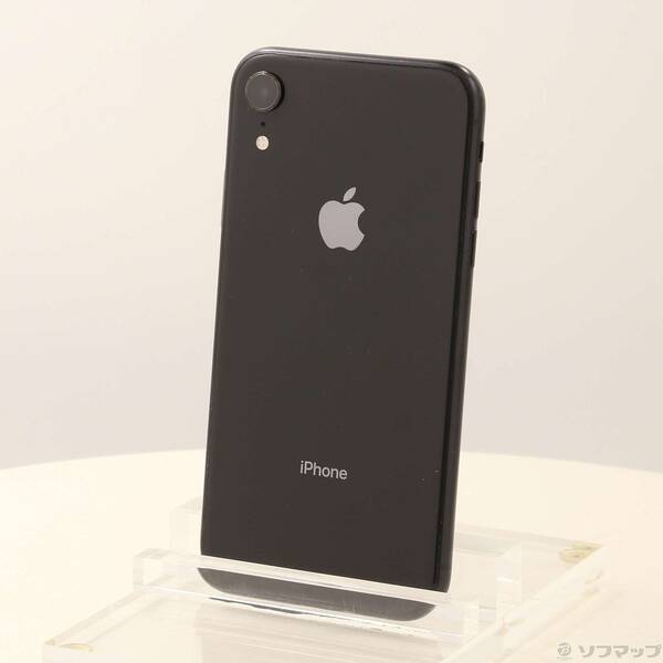 【中古】Apple(アップル) iPhoneXR 128GB 黒いこと MT0G2J／A SIM無償性 【247-ud】