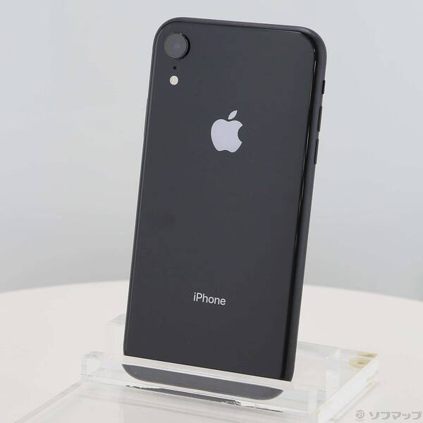 【中古】SoftBank iPhoneXR 64GB 黒いこと MT002J／A SoftBank 【247-ud】