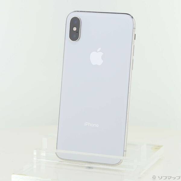 【中古】Apple(アップル) iPhoneX 256GB シルバー MQC22J／A SIMフリー 【247-ud】
