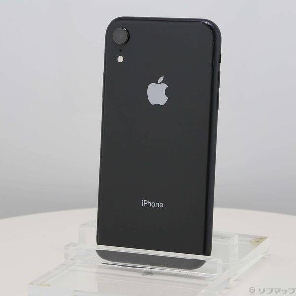 【中古】Apple(アップル) iPhoneXR 128GB 黒いこと MT0G2J／A SIM無償性 【247-ud】 スマートフォン・タブレット-スマートフォン本体