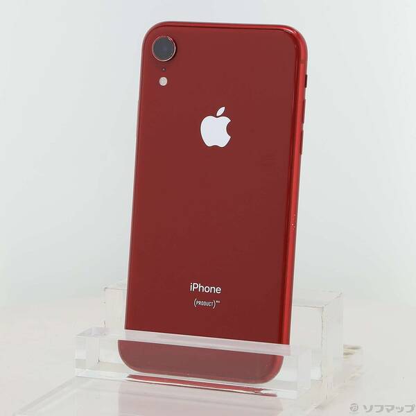 【中古】Apple(アップル) iPhoneXR 64GB 売り物赤いこと MT062J／A SIM無償性 【198-ud】